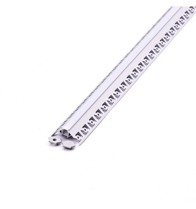 Monteringssæt med Diffusor til LED-Strip - 2000x50.12x22.34mm, Sølv