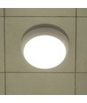 10W LED lofts- og væglampe med nødbatteri - Samsung Chip, IP65, Ø26cm, 9cm høj, 4000K, 230V
