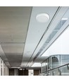 10W LED lofts- og væglampe med nødbatteri - Samsung Chip, IP65, Ø26cm, 9cm høj, 4000K, 230V