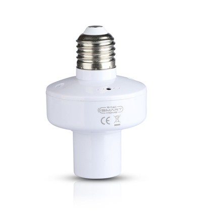 E27 Lampefatning - WiFi, kompatibel med Alexa Google Home