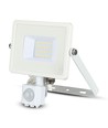 20W Projektør Samsung Chip PIR Sensor 3000K Hvidt Hus