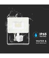 20W Projektør Samsung Chip PIR Sensor 3000K Hvidt Hus