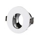 GU10 indbygningsspot - Rund, hvid/krom, IP20, Hul: Ø7,5 cm, Mål: Ø8 cm