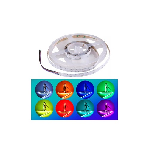 24W/m RGB+WW COB-LED strip - 5m, IP20, 840 LED pr. meter, 24V, COB LED