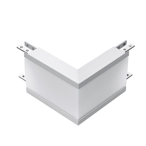 12W - L-formet forbindelse, Samsung chip, 4000K, hvid, hus