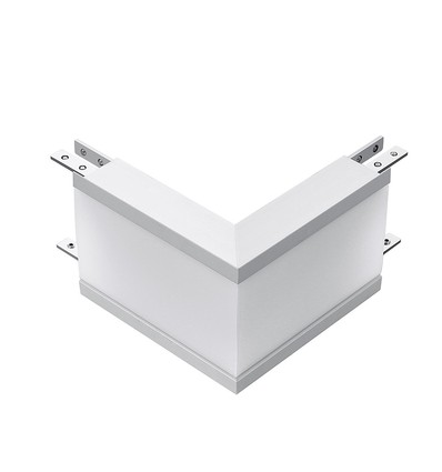 12W - L-formet forbindelse, Samsung chip, 4000K, hvid, hus