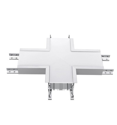 16W hvid kabinet - X form connector, Samsung chip, 4000K