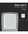 160W LED Gadelampe - TYPE III-M linse, Samsung chip, 4000K, 130lm/W