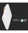 24W LED Panel - Samsung Chip, 6400K, kvadratisk, justerbart