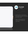 24W LED Panel - Samsung Chip, 6400K, kvadratisk, justerbart