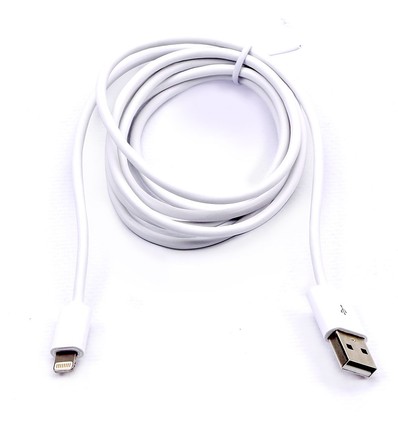 1,5m MFi iPhone kabel - hvid