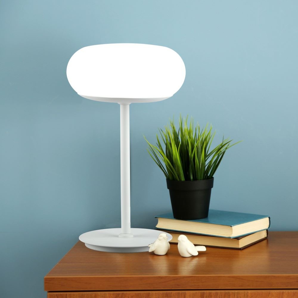 25W LED designer bordlampe med touch dæmpning – 3000K, 2550lm, IP20, moderne design – Dæmpbar : Dæmper indbygget, Kulør : Varm
