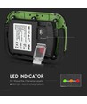 V-TAC Projektør 10W - LED, Genopladelig, Samsung Chip, 6400K, SOS Flash