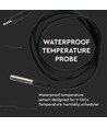 Vandtæt temperatursonde - kompatibel med Alexa, Google Home