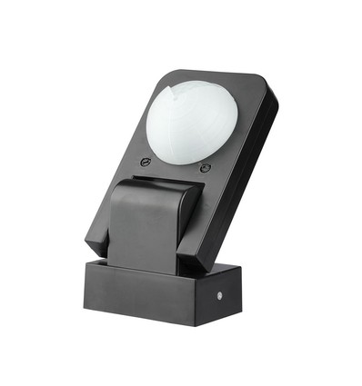 Infrarød Bevægelsessensor - Sort, IP65 (Maks: 1000W LED)