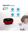 Bærbar Bluetooth-Højtaler - TWS-Funktion, 800mAh Batteri, Rød