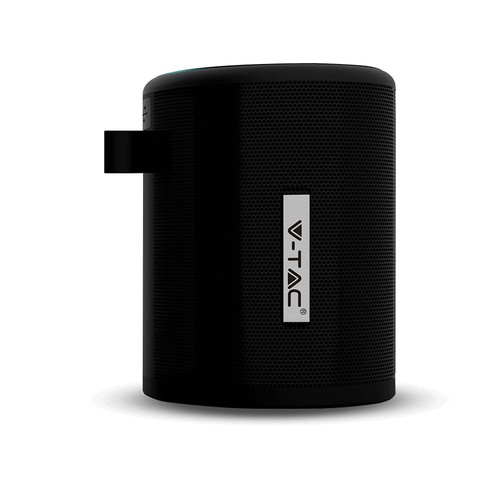 Bærbar Bluetooth-højtaler - 1500mAh Batteri, Micro USB-kabel (TWS), Sort