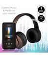 Trådløse Bluetooth hovedtelefoner med justerbar bøjle - Op til 12 timers spilletid, 10m rækkevidde, brun