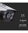 IP Sikkerhedskamera - 1080P (Indendørs/Udendørs), Fuld Farve, 2,0MP, Bullet