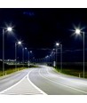 100W LED gadelampe - 140lm/W, 14.000lm, Samsung LED chip, grå, udendørs