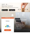 Wi-Fi Infrarød Universal fjernbetjening, 5V - Smart Life, Alexa og Google Home kompatibel, inkl. USB kabel