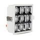 36W kvadratisk LED indbygningspanel med Samsung chip - 2880lm, RA90, 12°, hul: 120x120mm, 5700K