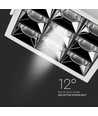 36W Downlight - LED reflektor, Samsung chip, 2700K, 12D