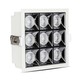 36W kvadratisk LED indbygningspanel - Samsung LED chip, RA90, 38°, Hul: 120x120 mm