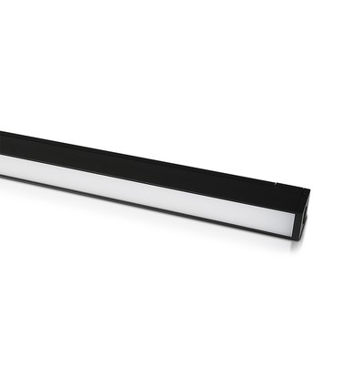 30W Magnetisk Lineær Lys - 4000K, Sort, IP20, 24V