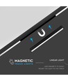 30W Magnetisk Lineær Lys - 4000K, Sort, IP20, 24V