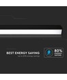 30W Magnetisk Lineær Lys - 4000K, Sort, IP20, 24V
