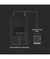 30W Magnetisk Lineær Lys - 4000K, Sort, IP20, 24V
