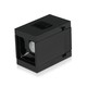 1W LED Magnetisk lineær spotlight - 4000K, sort, IP20, 24V