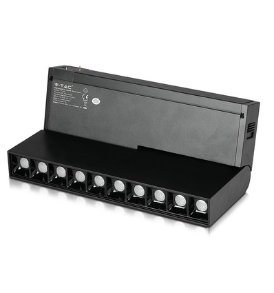 10*2W LED magnetisk gimbal lineært spotlys 4000K-sort IP20 24V