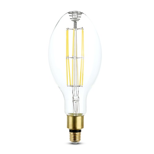 ED120 pære 24W E27 - klart glas, 6400K, kultråd, 160lm/watt