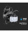Infrarød bevægelsessensor - IP65 udendørs, sort, 180°/360° detektering, max 600W LED