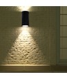 LED beton væglampe GU10 - mørk grå, IP20