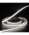 8W Neon Flex - med silikonebelagt, 6000K, 24V, 5m/rulle