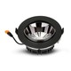 30W COB Downlight - Samsung Chip, 6400K, Sort Hus