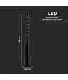 14W LED bærbar UV desinfektionslampe