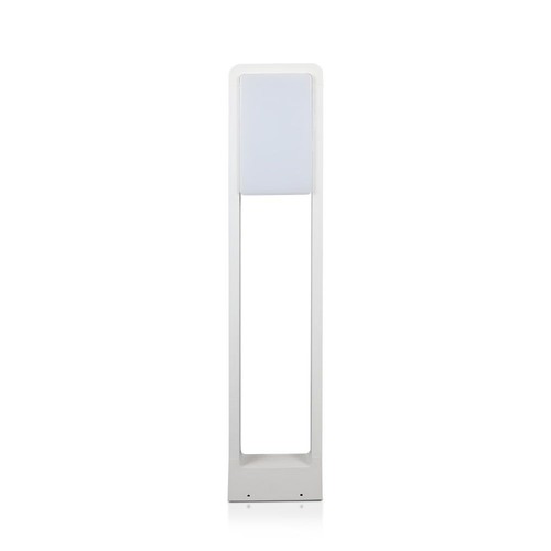 10W LED havelampe, hvid - Samsung LED chip, IP65, 3000K, 80cm høj