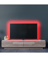 10m (2x5m) RGB strip sæt - inkl. fjernbetjening og strømforsyning, 4,8W/m, IP20