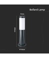 Pullertlampe E27 - Rustfrit Stål Hus (45 cm), Grå, IP44