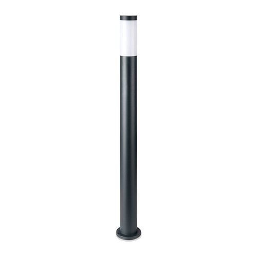 V-Tac Grå havelampe, rustfri - 110 cm, IP44 udendørs, E27 fatning, uden lyskilde