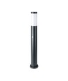 Pullertlampe E27 - PIR-sensor, rustfrit stål hus, 80 cm, Grå, IP44