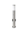 Pullertlampe - Rustfrit Stål (60 cm), PIR-sensor, Fatning, IP44, Satin Nikkel