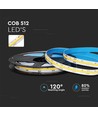 512 LED COB LED-striplys 12W/m - 4000K, IP20, 24V