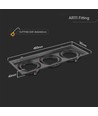 3xAR111 fitting sort - hus