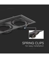 3xAR111 fitting sort - hus