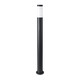 Pullertlampe E27 - Rustfrit Stål Hus (110 cm), Sort, IP44